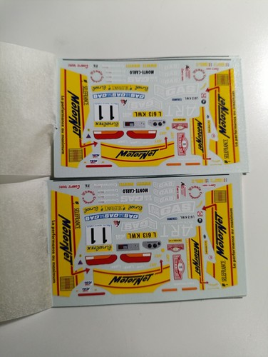 Decals subaru impreza - 1/43,