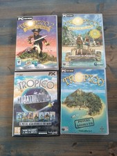 VIDEOGIOCO PC CD 4 TROPICO PARADISE ISLAND  COVO PIRATI POTERE ASSOLUTO GLOB-Q34