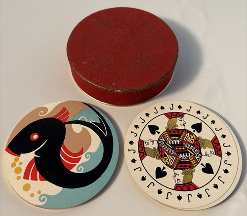 Carte gioco rotonde discus - carte,