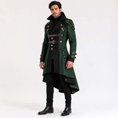 Trench cappotto uomo - , verde