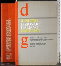 IL NUOVO DIZIONARIO ITALIANO. AA.VV. GARZANTI.
