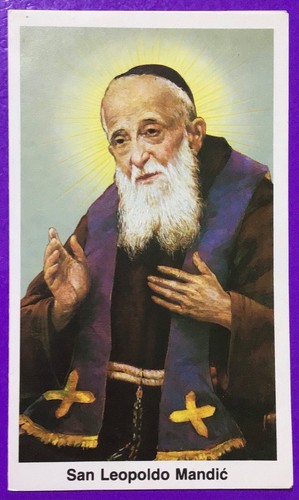 Santino holy card - holy, san