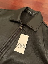 NWT Zara Black Leather Fill