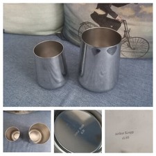 Coppia Oggetti Metallo Vintage