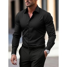 Camicia uomo tinta unita