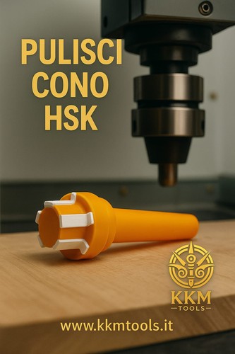 Pulitore per cono mandrino - cono,
