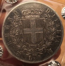 Moneta 5 Lire 1865 Torino