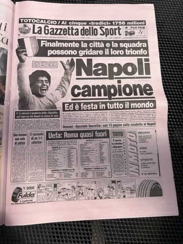 Giornale calcio ristampa - giornale,