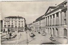AARAU - SVIZZERA - SCHWEIZ - SWITZERLAND - BAHNOFPLATZ - VIAGG. 1958 -76615-