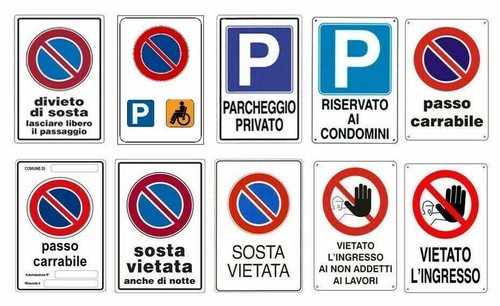 Cartello targa segnaletico - cartello,