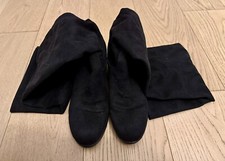 stivali alti Pennyblack sopra ginocchio camoscio nero Tg 39