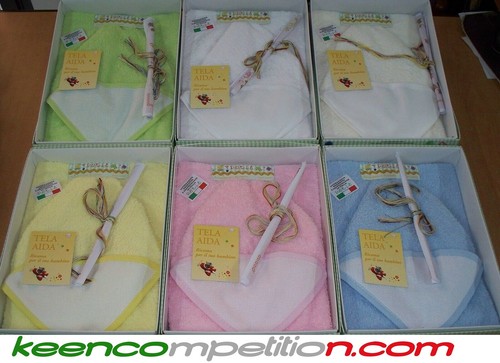 Accappatoio neonato quadrato - accappatoio,