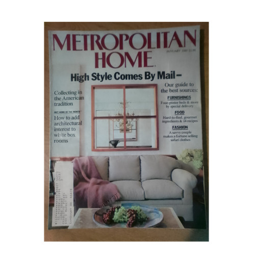 Metropolitan home magazine - "metropolitan,