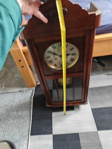 Antique hac wall - clock, with