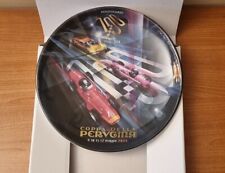 Piatto Celebrativo 100 anni Coppa Perugina Auto d'Epoca Ceramica Moretti Deruta