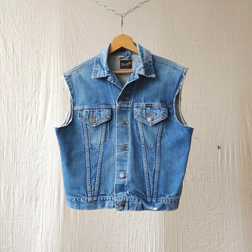 Giacca denim senza maniche