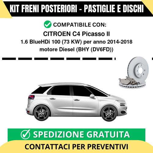 Kit freni posteriori per - kit,