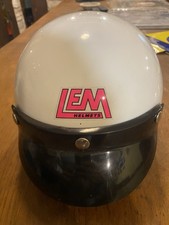 casco moto jet vintage