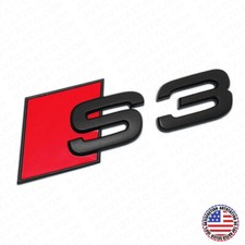 Audi S3 Matte Black Rear