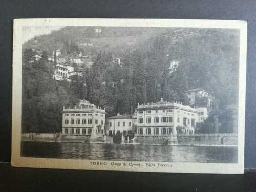 Cartolina lago como torno - cartolina,