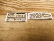 Honda Dominator NX 650 RD02 Coppia adesivi Adesivo Copricatena Copri Catena