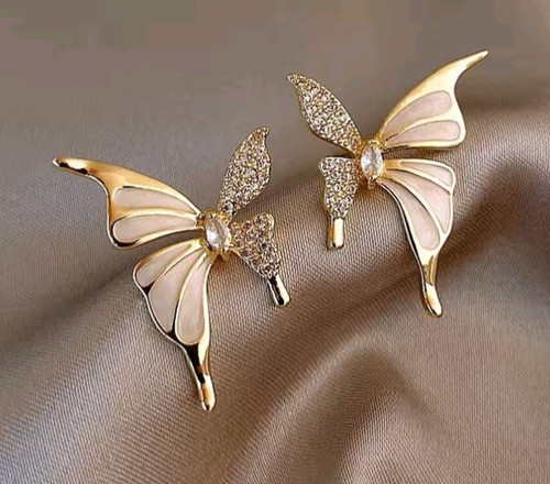 Orecchini perno farfalla - orecchini, oro