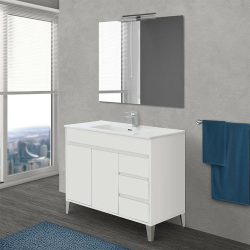 Mobile bagno terra 100 - terra, cm