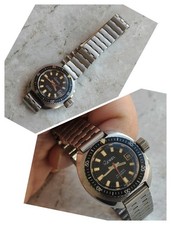 60s REWEL VINTAGE LADY DIVER 20ATM AUTOMATIC WATCH UHREN OROLOGIO STEEL 28mm
