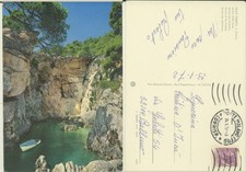 ISOLE TREMITI -S. DOMINO -FOGGIA -GROTTA DELLE VIOLE CARTOLINA