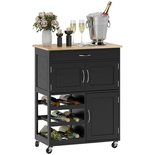 Carrello cucina legno - carrello, in