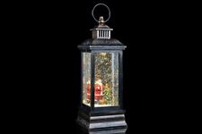 Lanterna Luminosa Babbo Natale 10x10x28 Decorazione Natalizia Natale Addobbi dfh
