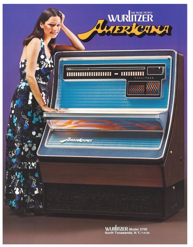 Americana wurlitzer modello - wurlitzer,