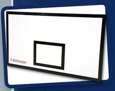 (05) TABELLONE BASKET DI NOBILITATO BILAMINATO CM 180X105X18 DA INTERNO