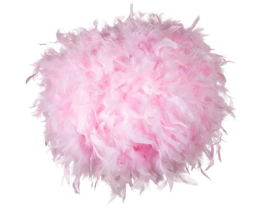 40cm pink feather - feather, light