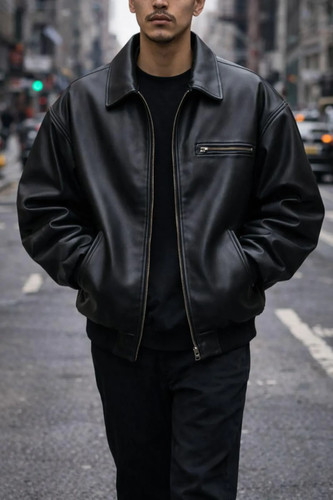 Giacca uomo oversize - , pelle