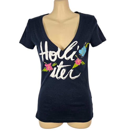 Shirt hollister donna blu - t-shirt,