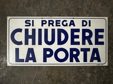 Insegna In Latta Anni 70 