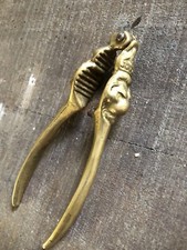 Schiaccianoci Vintage Ottone Bronzo Testa Di Leone