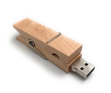 Real wood laundry clips - real,