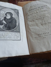 Libro Antico Vita Di San