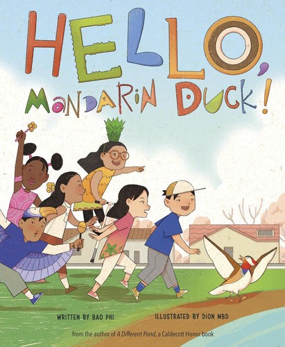 Hello mandarin duck - hello,,