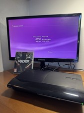 Playstation 3 Super Slim 500GB Nera PS3 + Controller + COD.Black Ops FUNZIONANTE