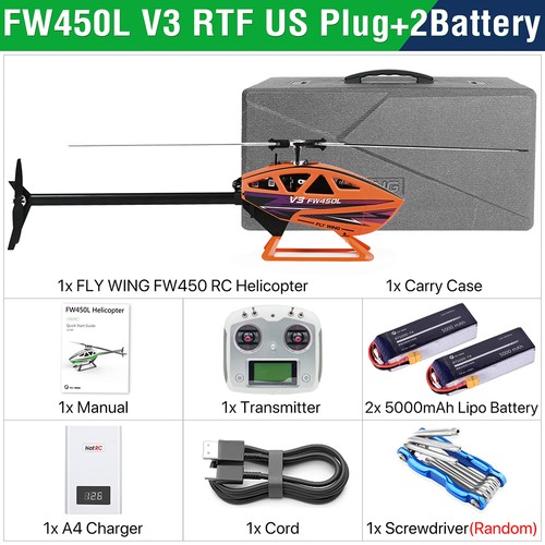 Fly wing fw450l 6ch gps - fly,
