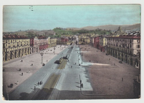 Torino cartolina piazza - torino,