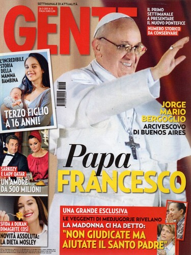 Gente 2013 papa - gente, francesco