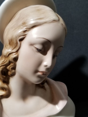 Statuina porcellana madonna - statuina,