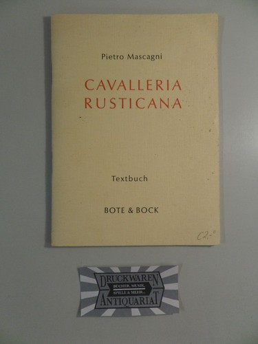 Cavalleria rusticana - cavalleria,
