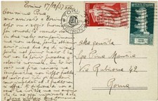 Regno d'Italia - Cartolina Illustrata - TORINO - ROMA - 1937 S.416 e S.418