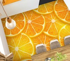 Carta da parete 3D arancione