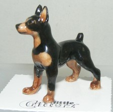Little Critterz Miniature Porcelain Miniature Pinscher (Minpin) "Zeus" LC869